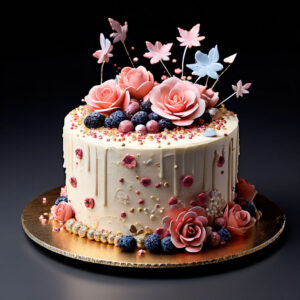 anniversary cake vanilla flavor 2 kg